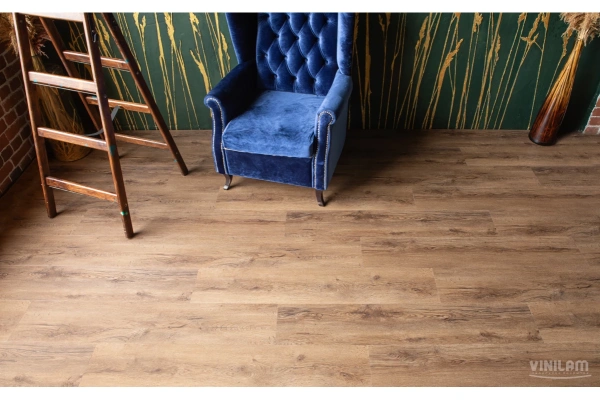 Кварцвиниловая плитка  VINILAM Cork Premium Дуб Кордова 33259